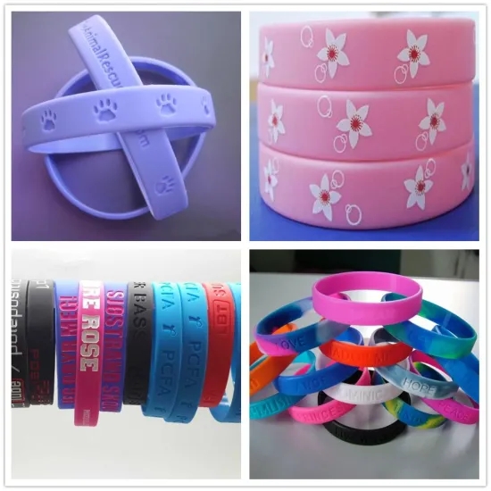 Silicone bracelets