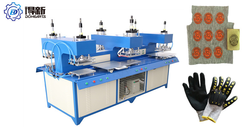 Automatic gloves non slip embossing machine