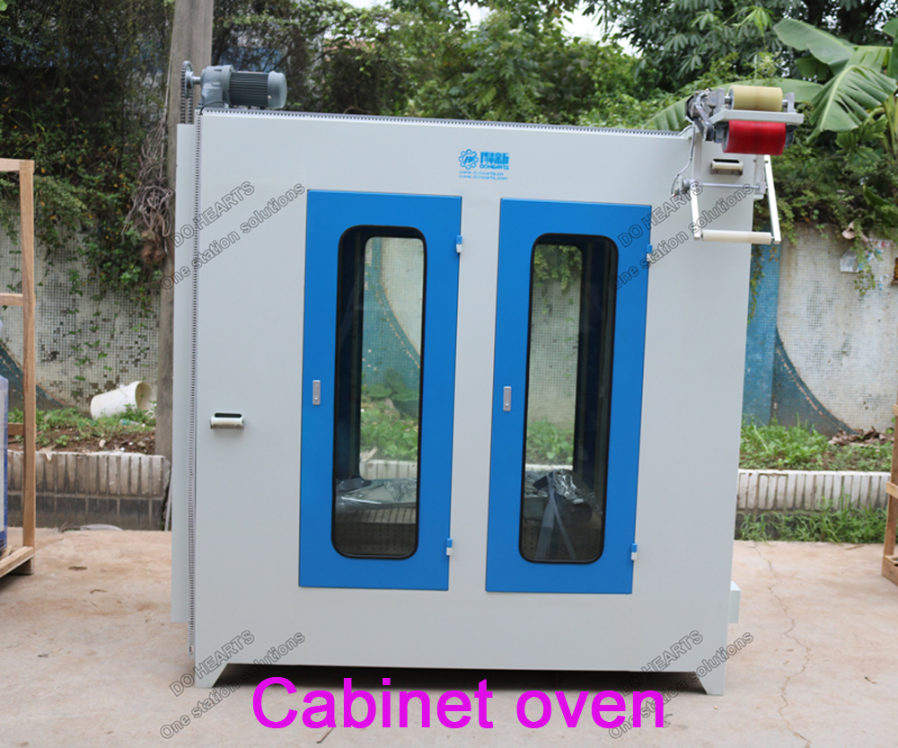 cabinet type silicone coating machine0